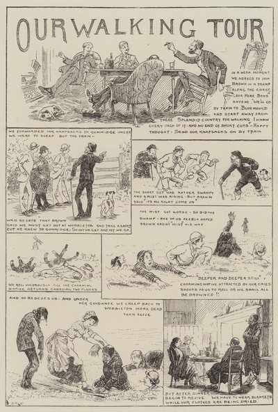 Notre Tour à Pied - Edward Morant Cox